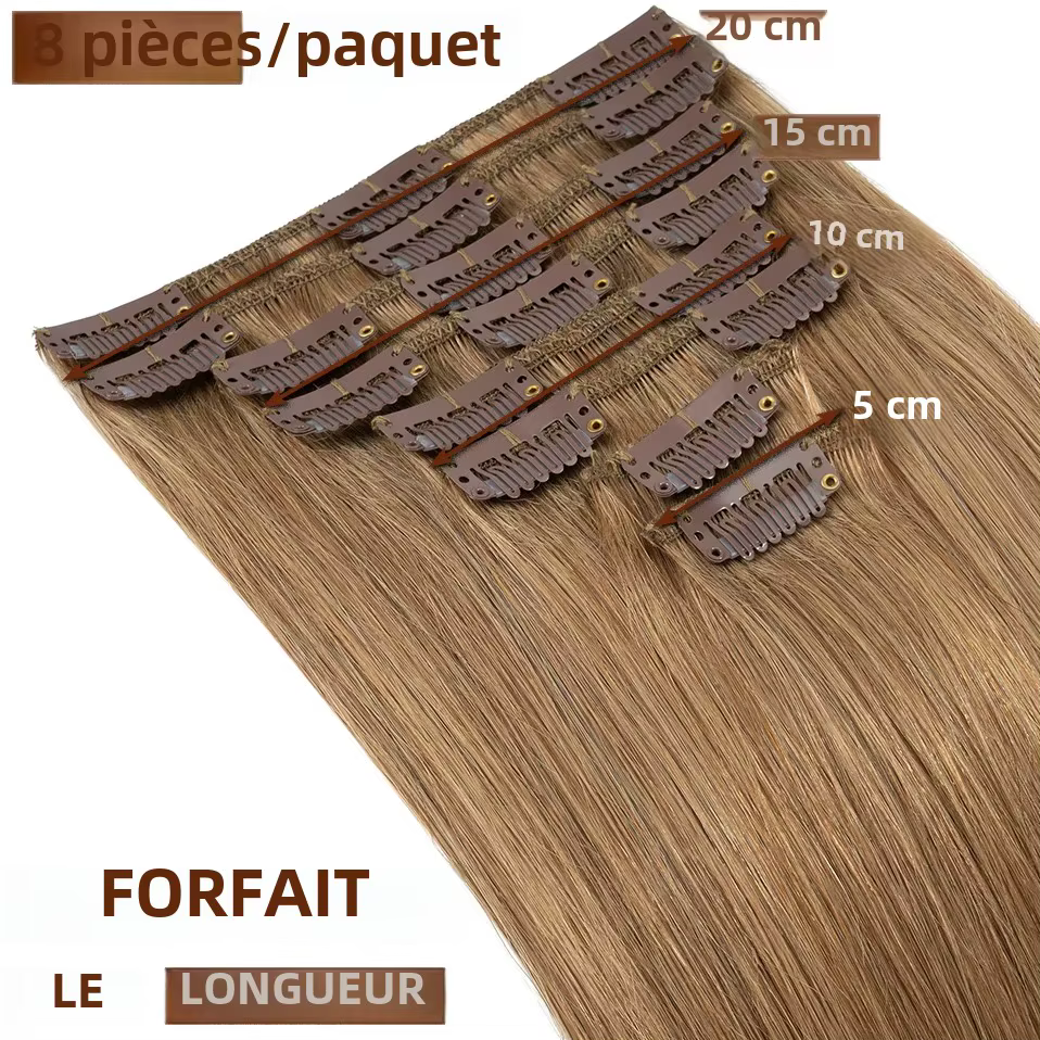 S-noilite Extensions de cheveux naturels 50-80g