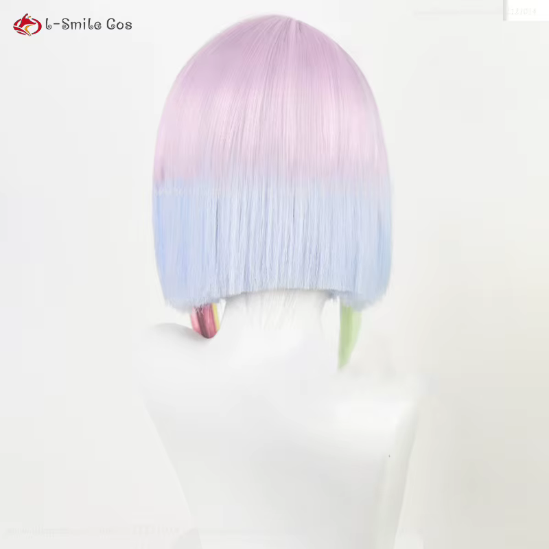 Perruque Anime Lucy Cosplay pour femme