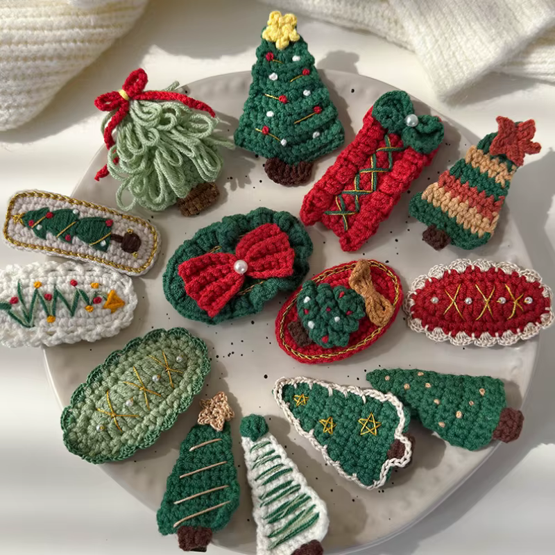 Pinces à cheveux série noël