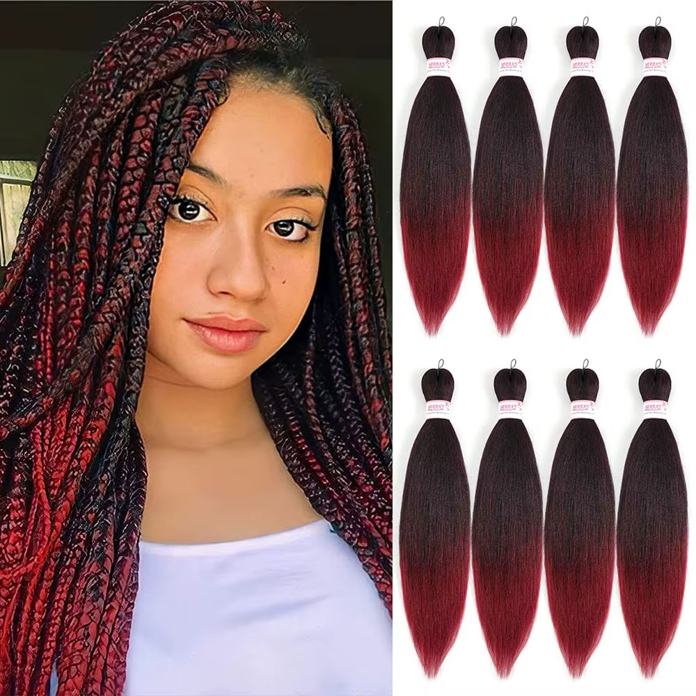 Extensions de cheveux tressés pré-étirés pour tresses africaines