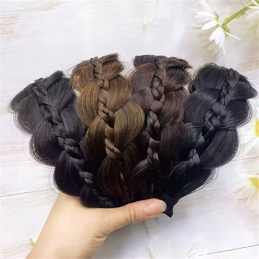 Perruque tressée torsadée pour femme et fille