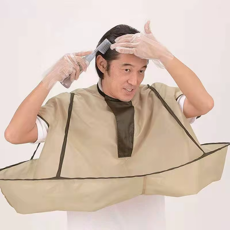 Cape de coupe de cheveux professionnelle pour barbier, parapluie pliable, imperméable, outil de coupe de cheveux, salon de coiffure