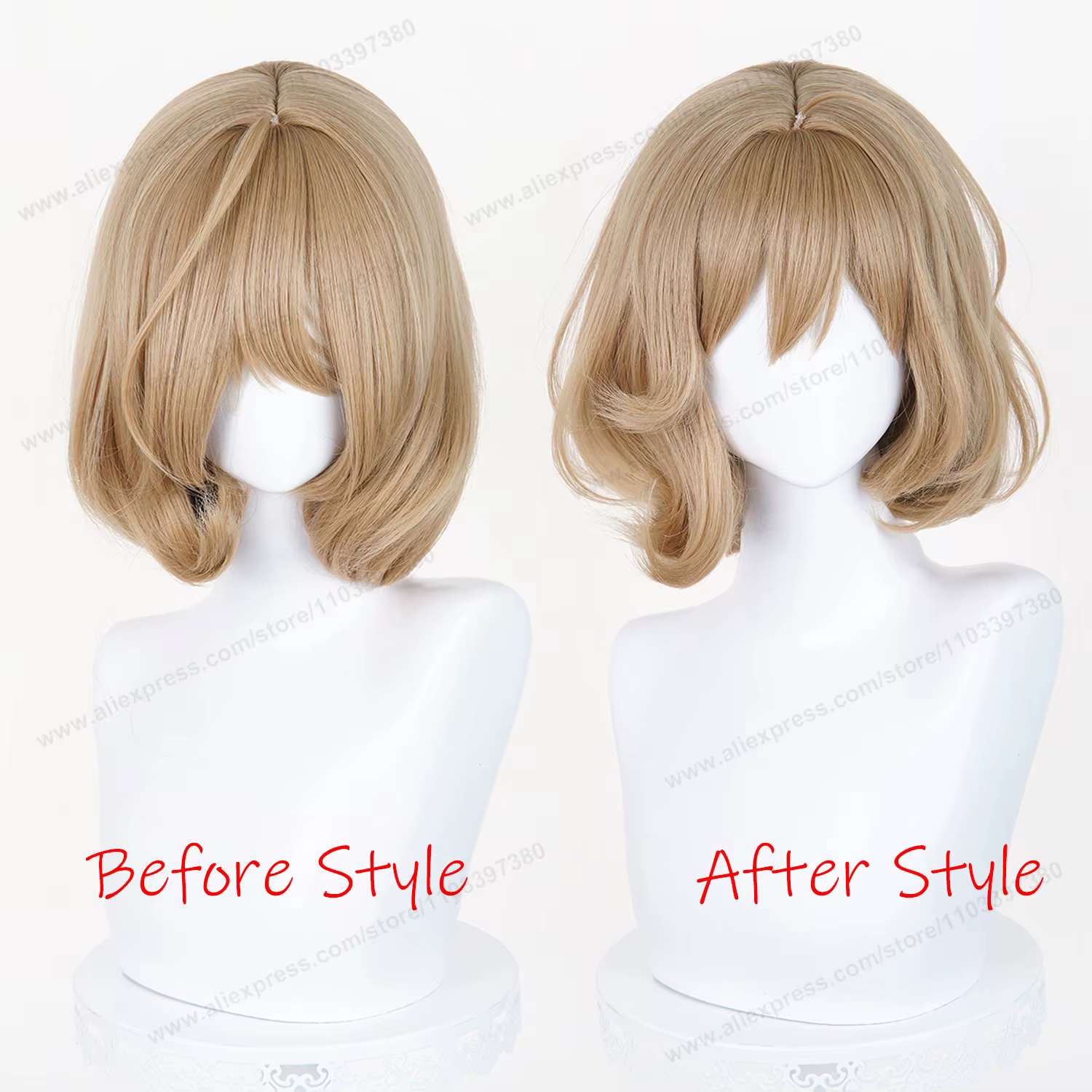 Perruque de cosplay NIKKE Anis