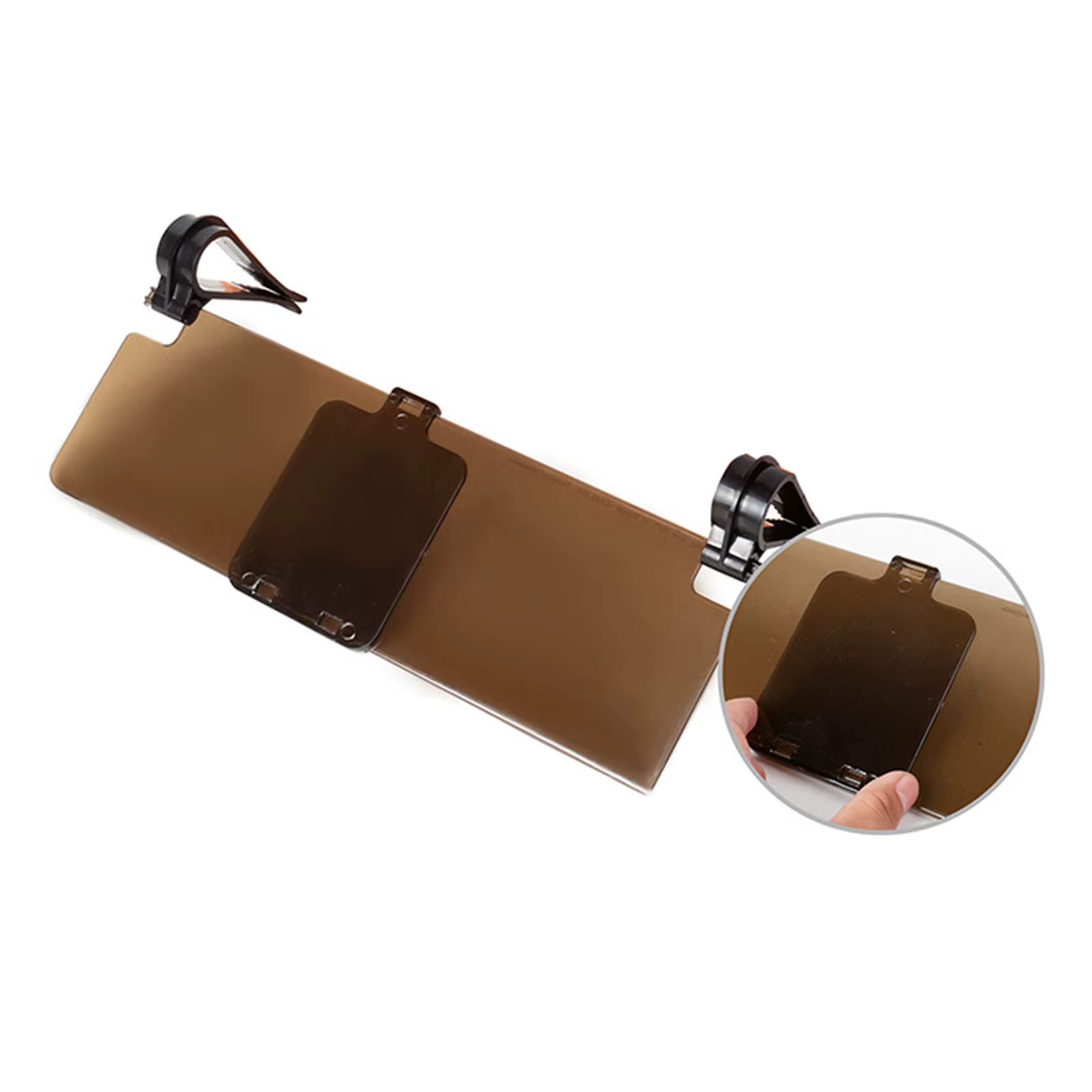 Extension de pare-soleil Anti-éblouissement 2 en 1 pour voiture, accessoire de protection anti-éblouissement, extension de pare-brise pour la conduite de jour et de nuit universelle