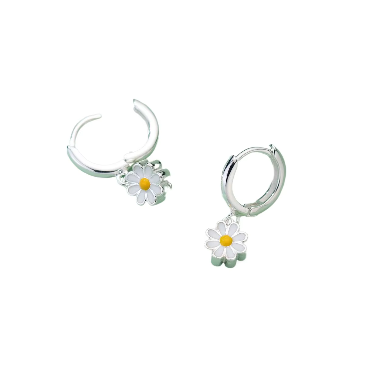 Boucles d'oreilles en argent Sterling 925, bijoux exquis de tempérament de tournesol, cadeau pour femmes