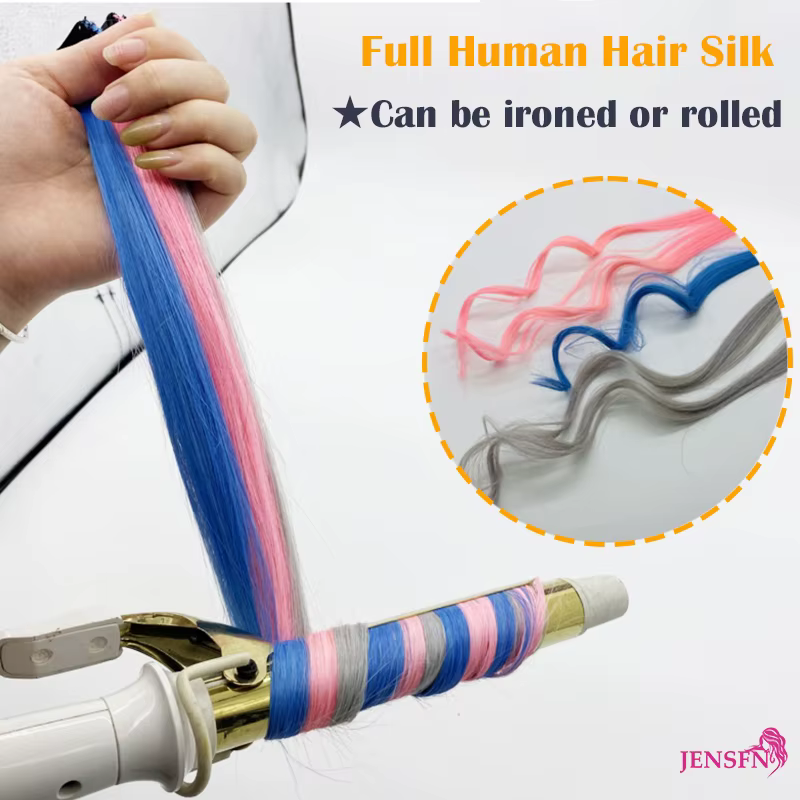 Extensions de cheveux humains à clipser pour femmes
