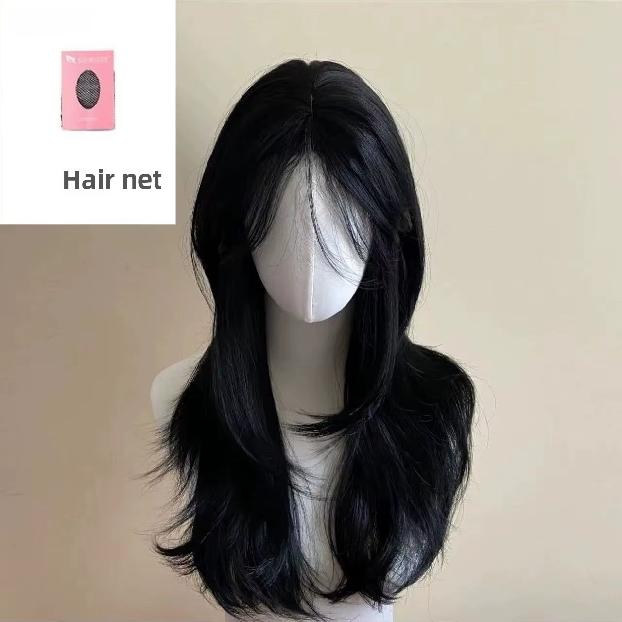 Perruque noire femme bandeau corps ondulé Rose filet à cheveux modèles en frange française haute qualité Simulation