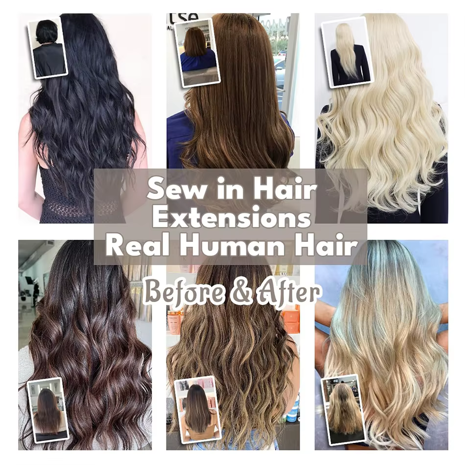 Yelo – tissage en lot 100% naturel Remy lisse et soyeux
