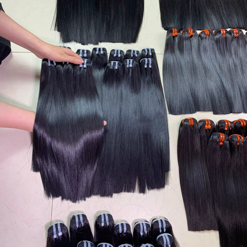 Extensions de Cheveux Humains Vierges Bruts Non Traités 100% Naturels