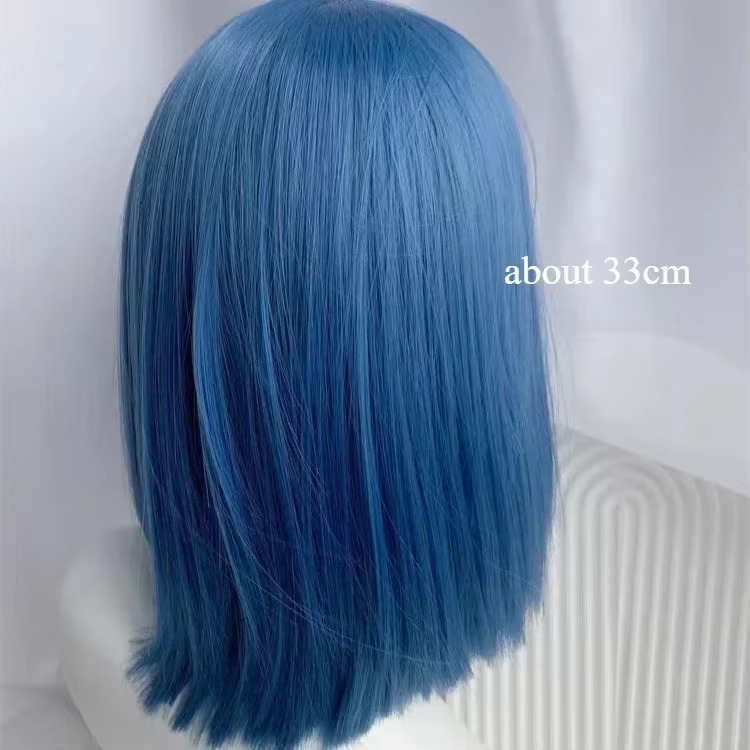 Perruque bleue Ashely pour femmes