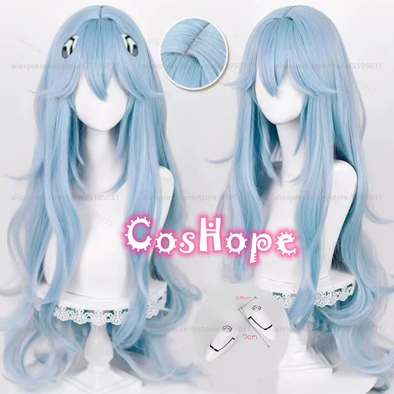 Rei Ayanami Anime Cosplay Perruques Synthétiques pour Femmes