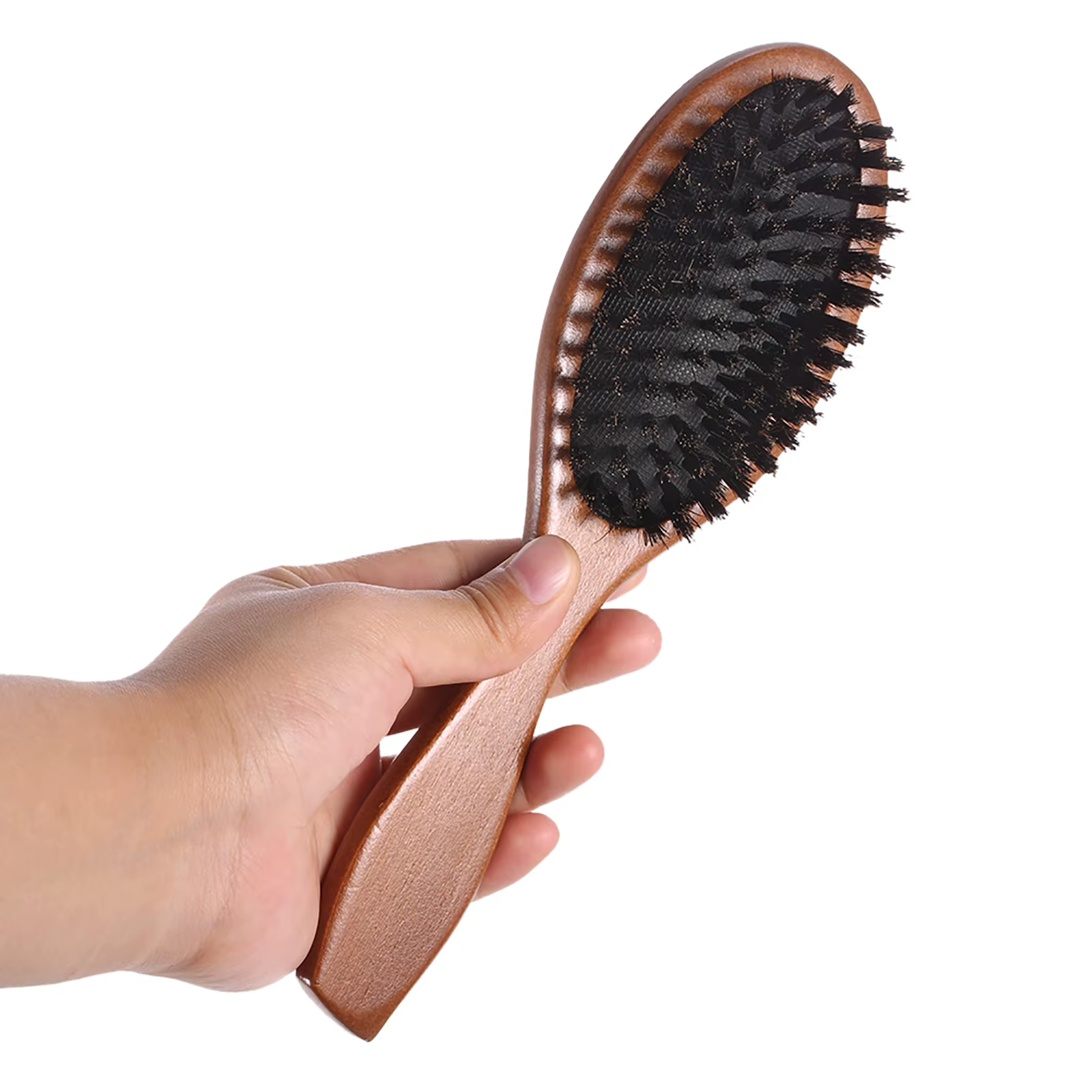 Brosse à cheveux de sanglier naturelle