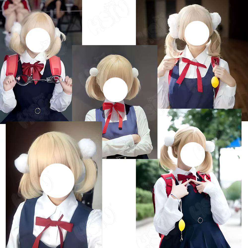 Shigure Ui-Perruque de Cosplay en Fibre Synthétique Ultraviolette