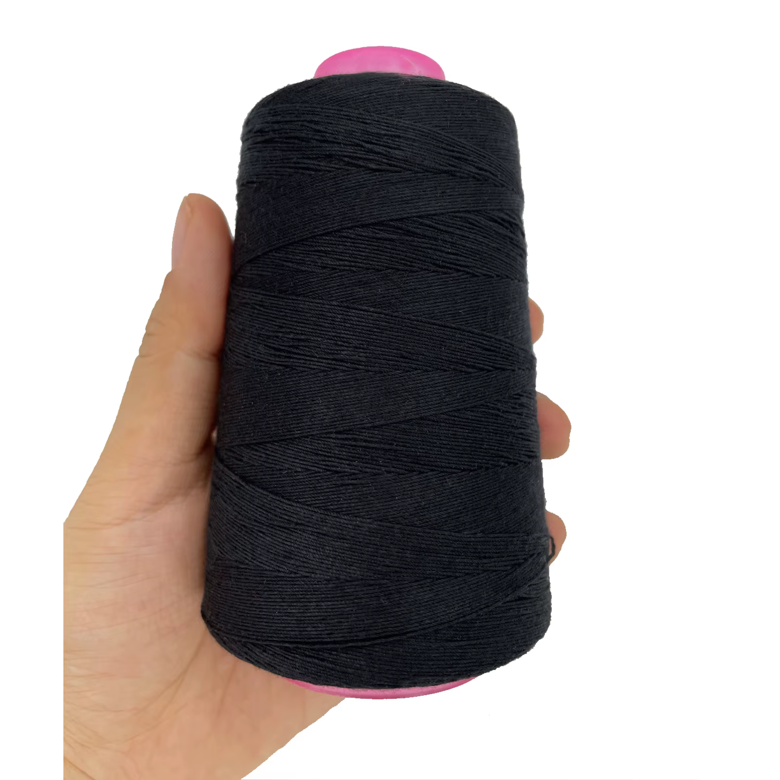 Fil de tissage noir épais 100% Polyester