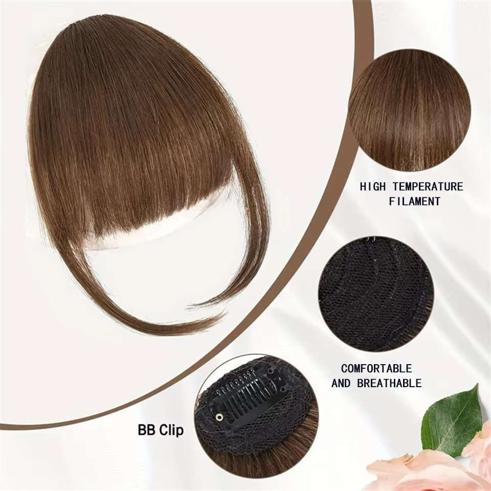 Extensions de cheveux synthétiques à clipser