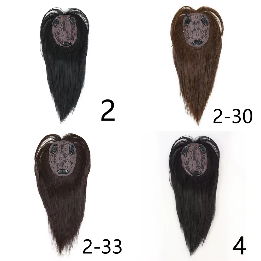 Extensions capillaires synthétiques lisses à 3 Clips