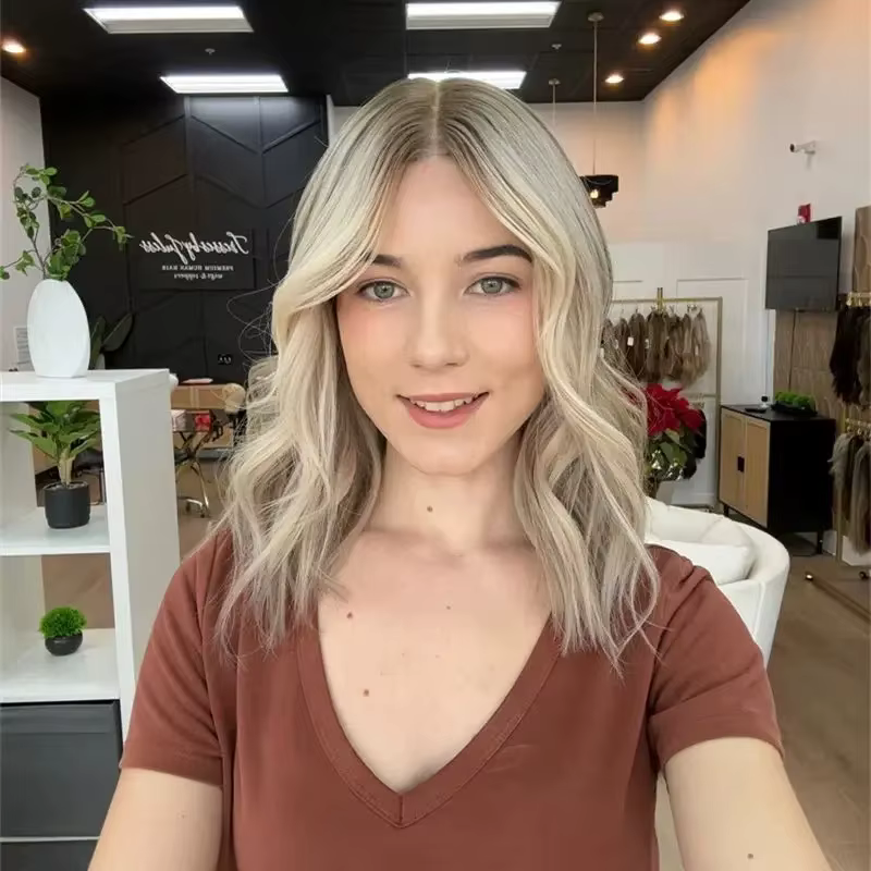 Perruque Lace Front Wig synthétique sans colle