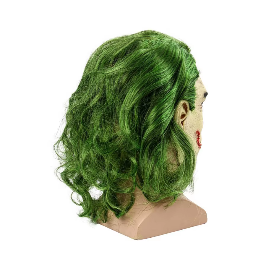 Perruque Complète de Cosplay avec Cheveux Verts
