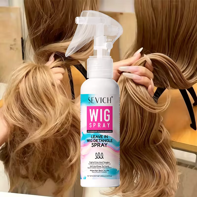 Spray adoucissant pour perruques - Cheveux secs et volumineux