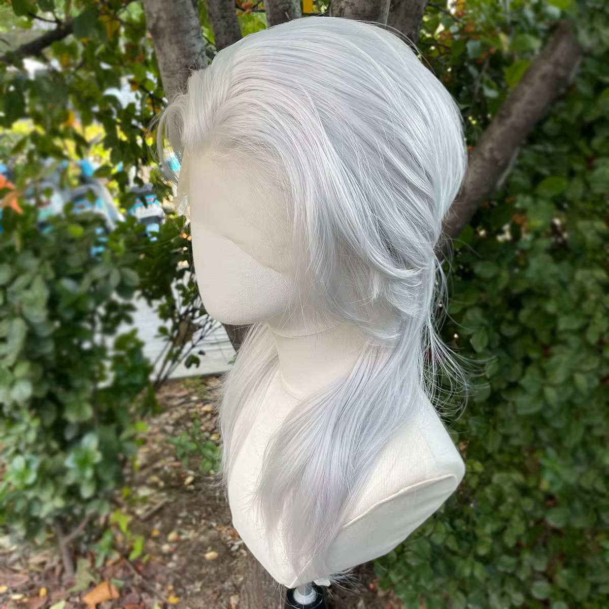 Perruques Lace Front Synthétiques Courtes et Bouclées pour Femme