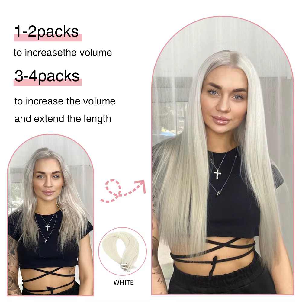 Fantaisie rose bande dans les Extensions de cheveux coloré synthétique