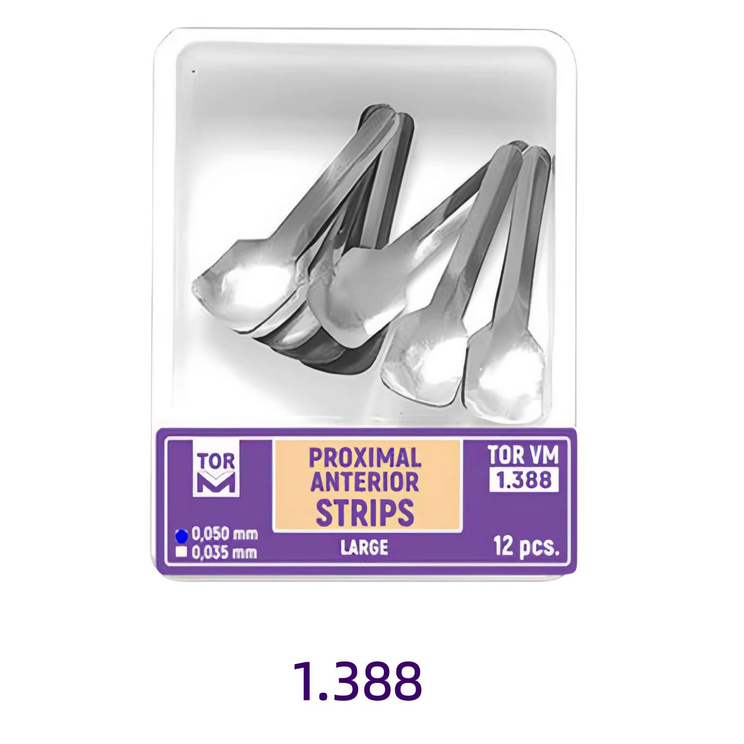 Bandes de matrice dentaire, matrice antérieure avec bandes proximales et grandes et petites matrices antérieures jumelles, matrices sectionnelles profilées