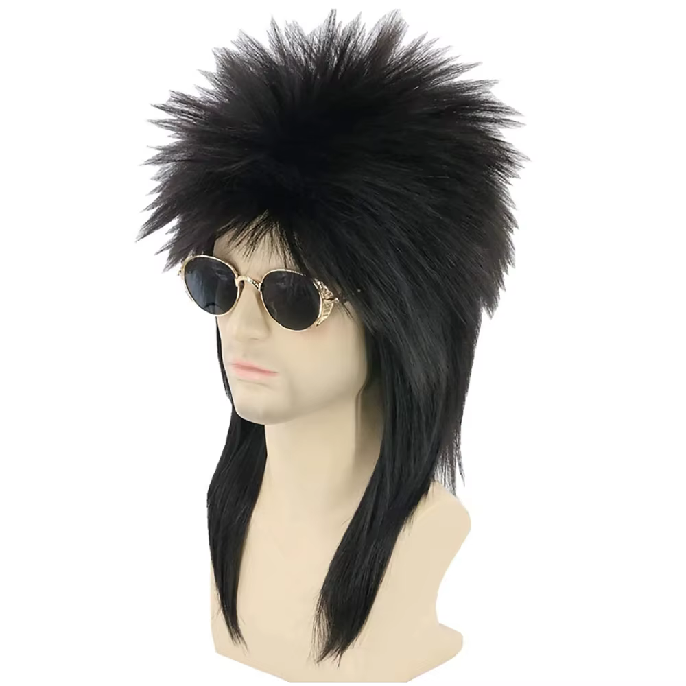 Perruque de cheveux synthétiques pour adultes