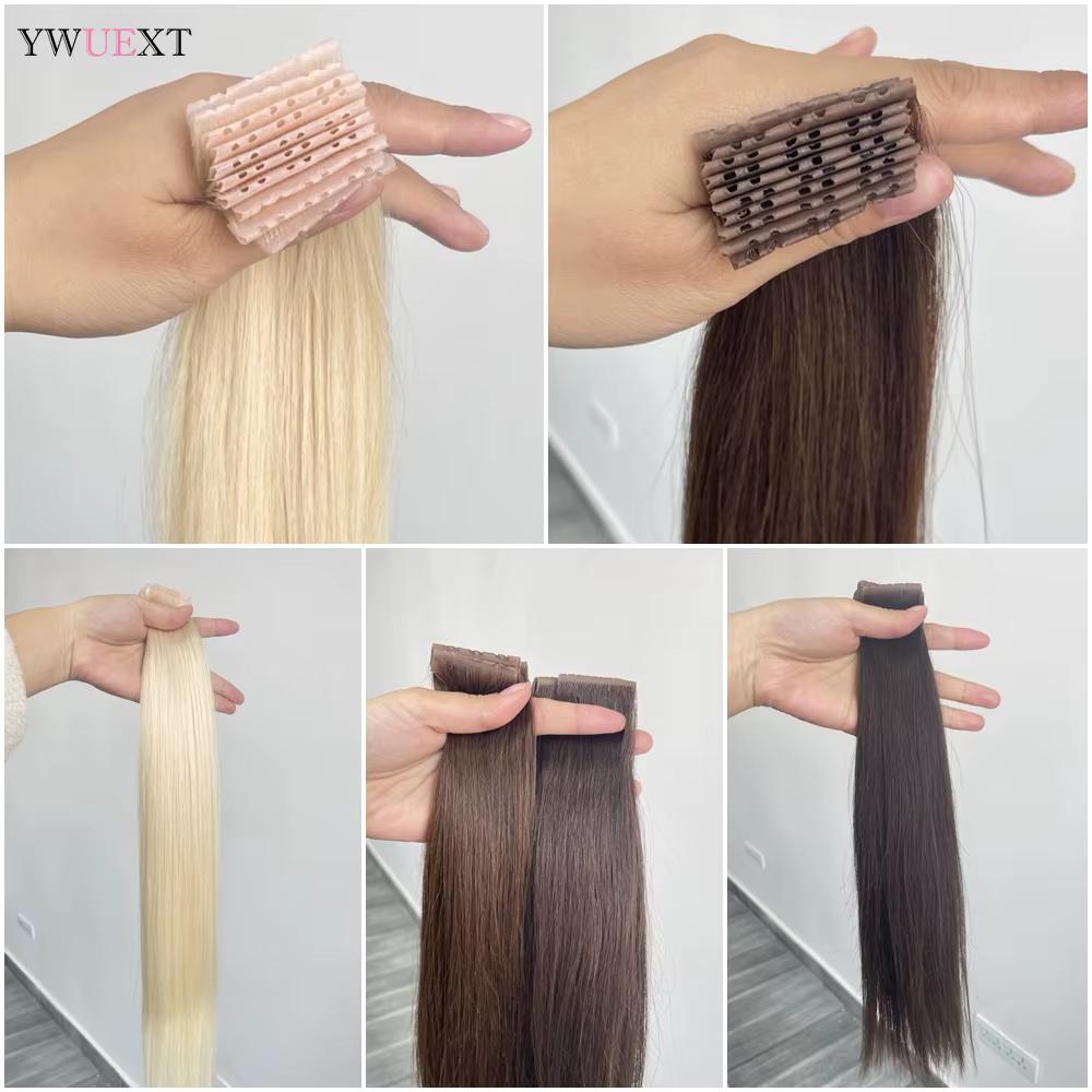 Extensions de cheveux invisibles à double onglets
