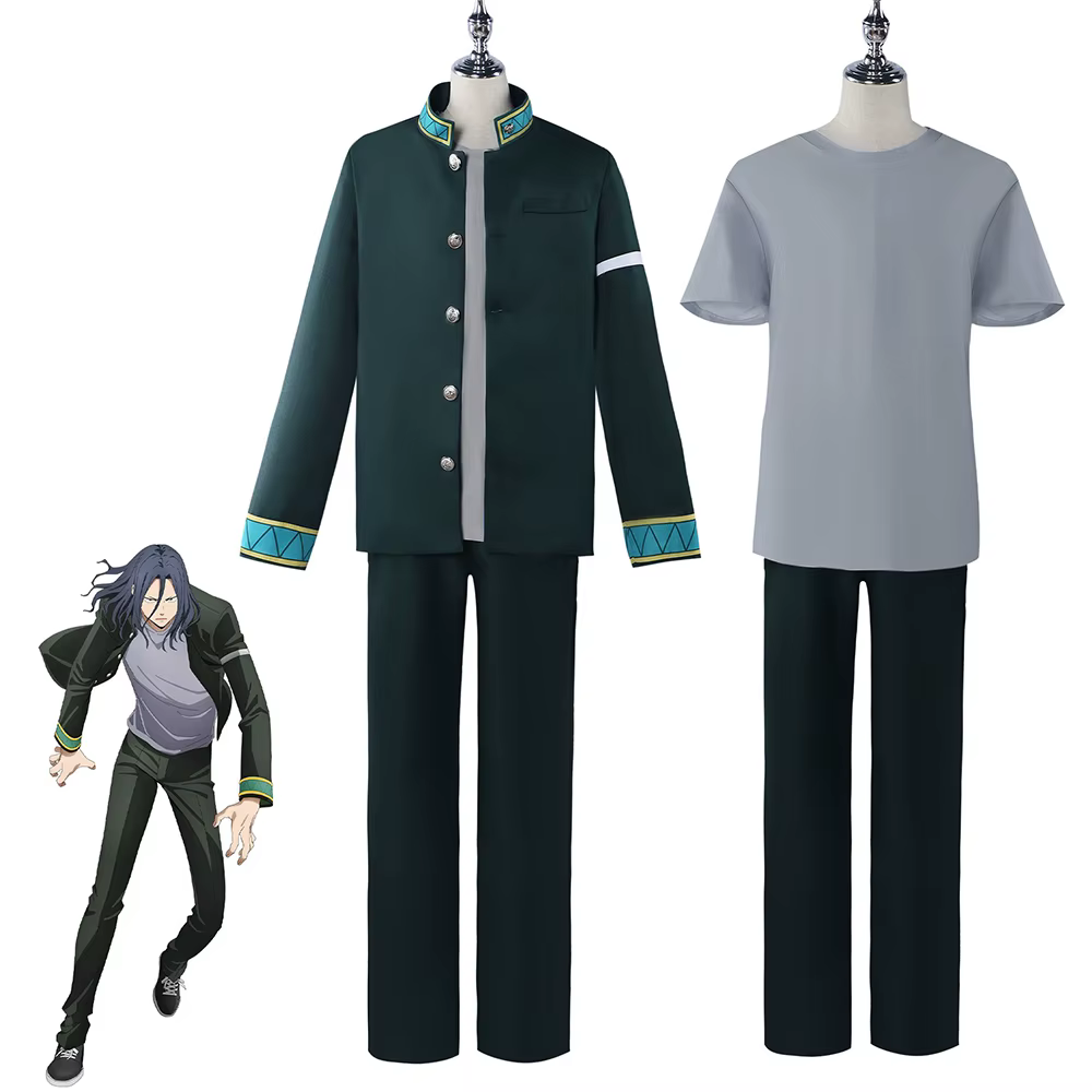 Anime coupe-vent Hajime Umemiya Hayato Suo Cosplay Costume perruque Haruka Sakura uniforme scolaire Costumes d'halloween pour hommes femmes