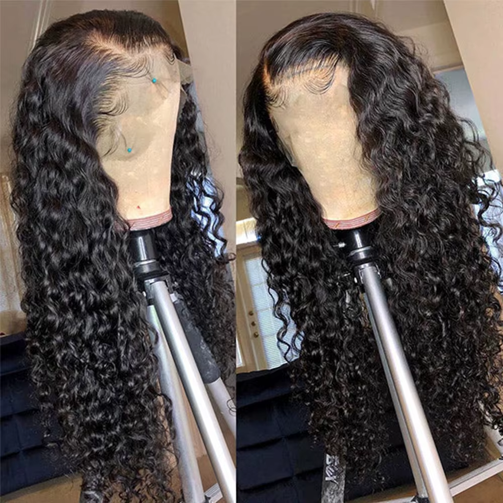 Perruques Lace Front Mureen Deep Wave 100% Cheveux Humains 13x6 Pré-Pluckées pour Femmes