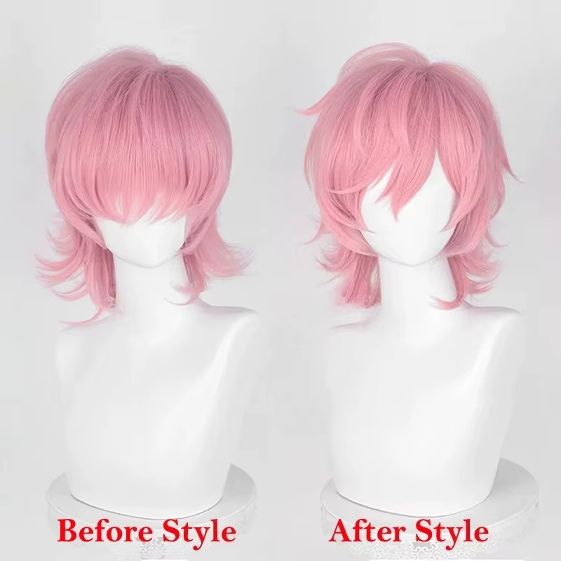 Perruque de cosplay de personnage Yuri Demi-Human Anime - Courte