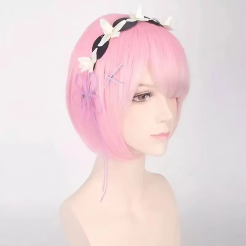 Perruque de Cosplay Lemm Chasin avec Changement Progressif