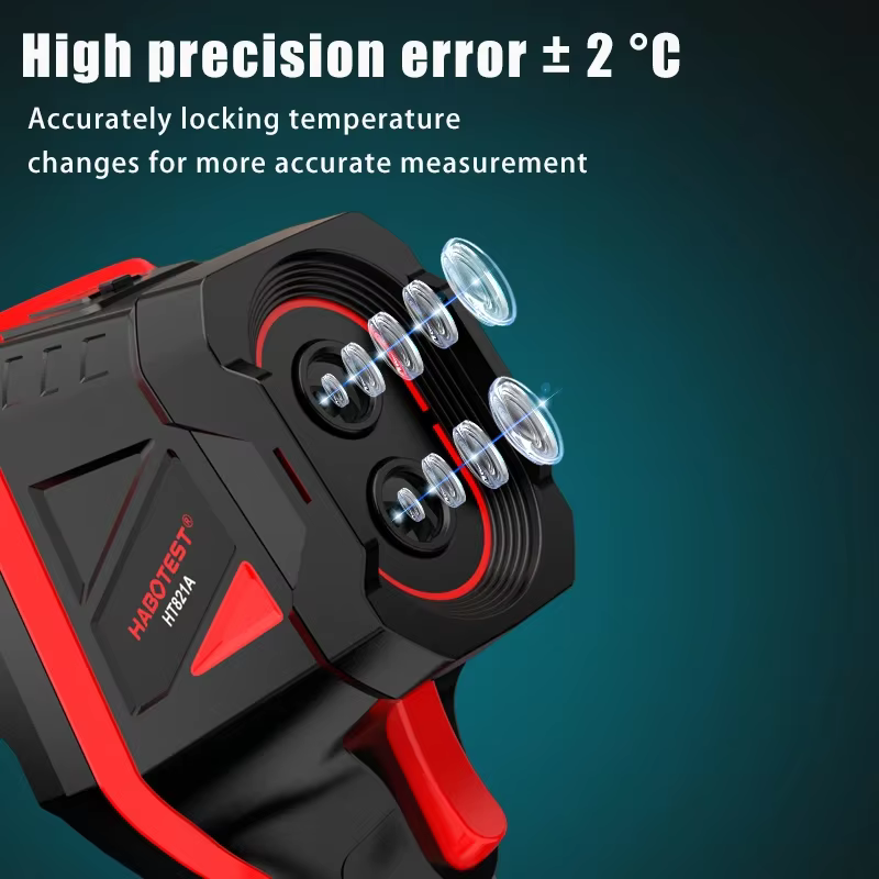 Caméra thermique rechargeable HABOTEST HT821A -20 ℃ ~550 ℃ Caméra thermique portable étanche, anti-poussière et anti-chute