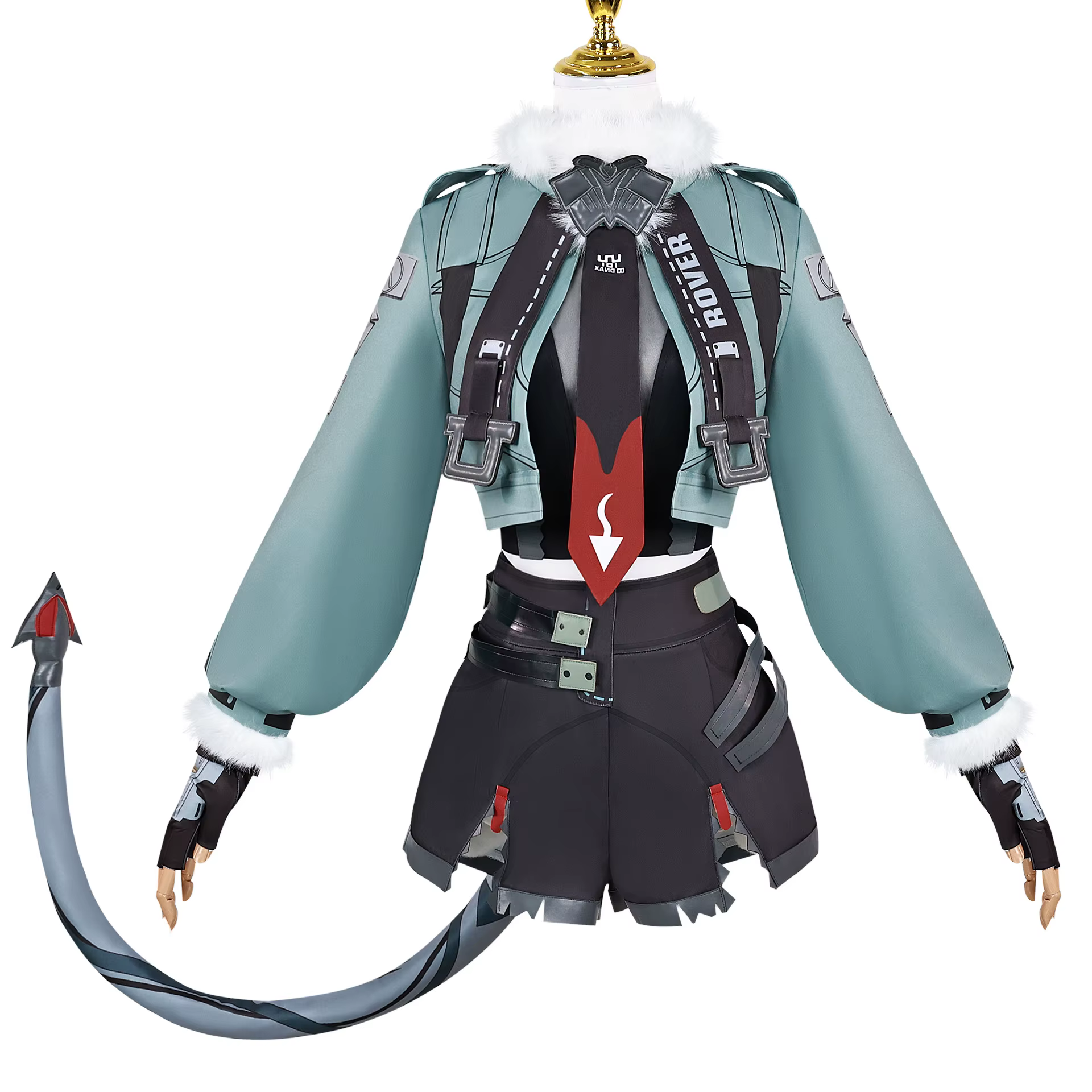 Perruque de Costume de Cosplay Zenless Zone Zero Jane Doe