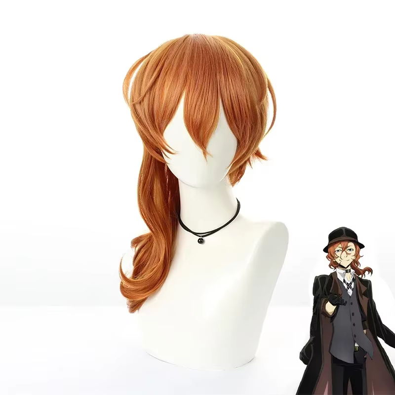Perruque Synthétique Anime Nakahara Chuuya Bungou Stray Dogs