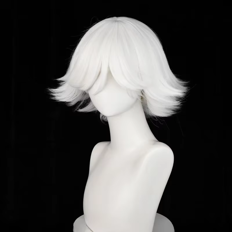 Mi Zu Ki Cosplay perruques courte blanc Mizuki