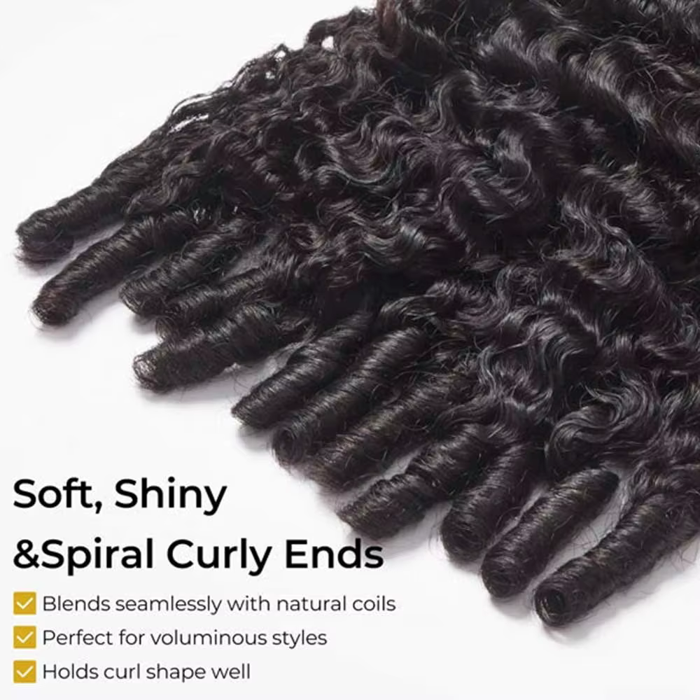 Extensions de cheveux humains à double trame