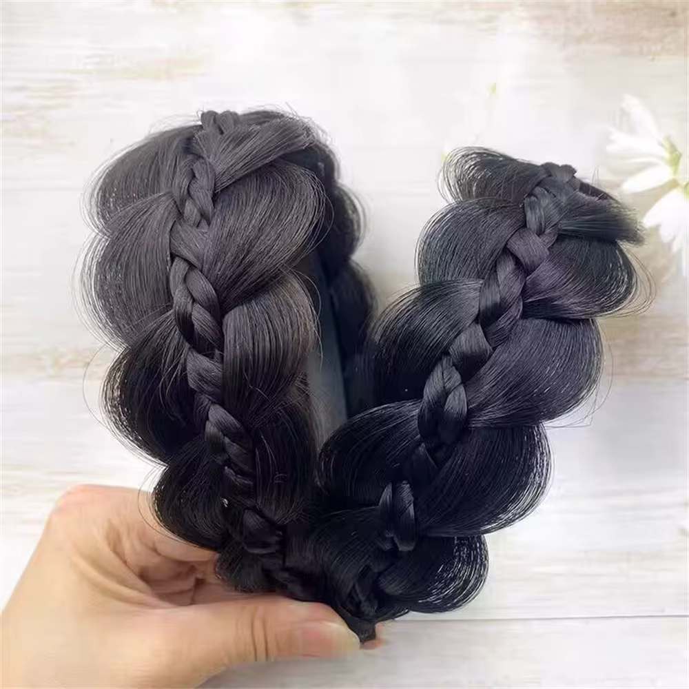 Perruque tressée torsadée pour femme et fille