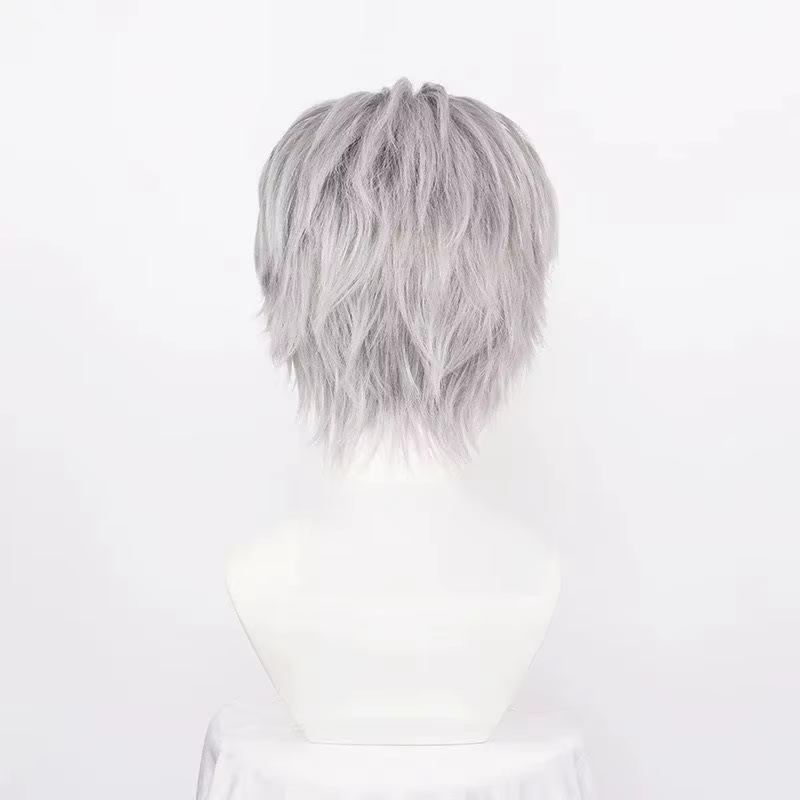 Vergil Cosplay perruque synthétique courte