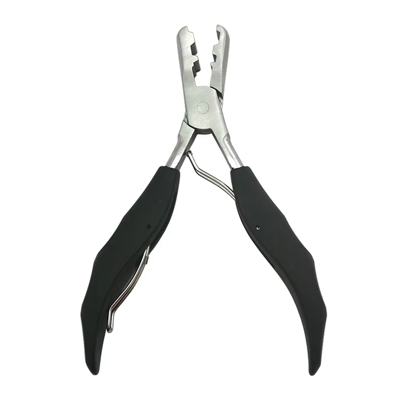 Pince de qualité professionnelle pour extensions de cheveux à la kératine