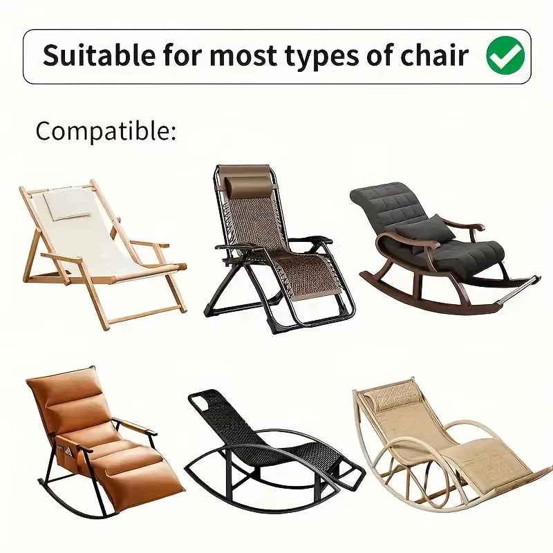 Housse de chaise à bascule extensible