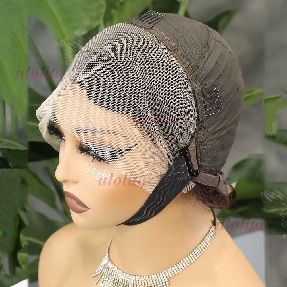 Chioma bouclés coupe lutin perruque 13X4 HD pleine frontale