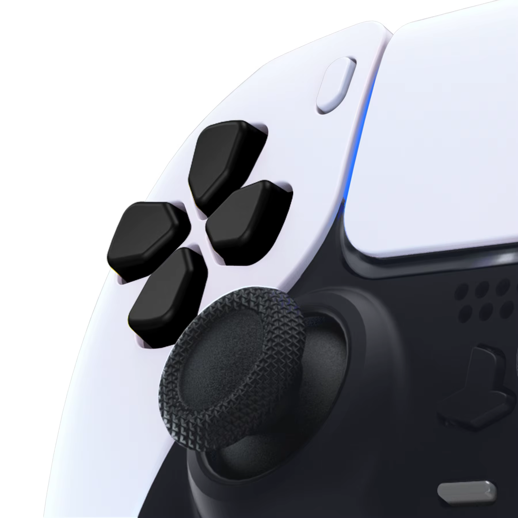 Boutons D-pad eXtremeRate pour PS5/PS5 EDGE, pour tous les modèles de manettes PS4 - Noir