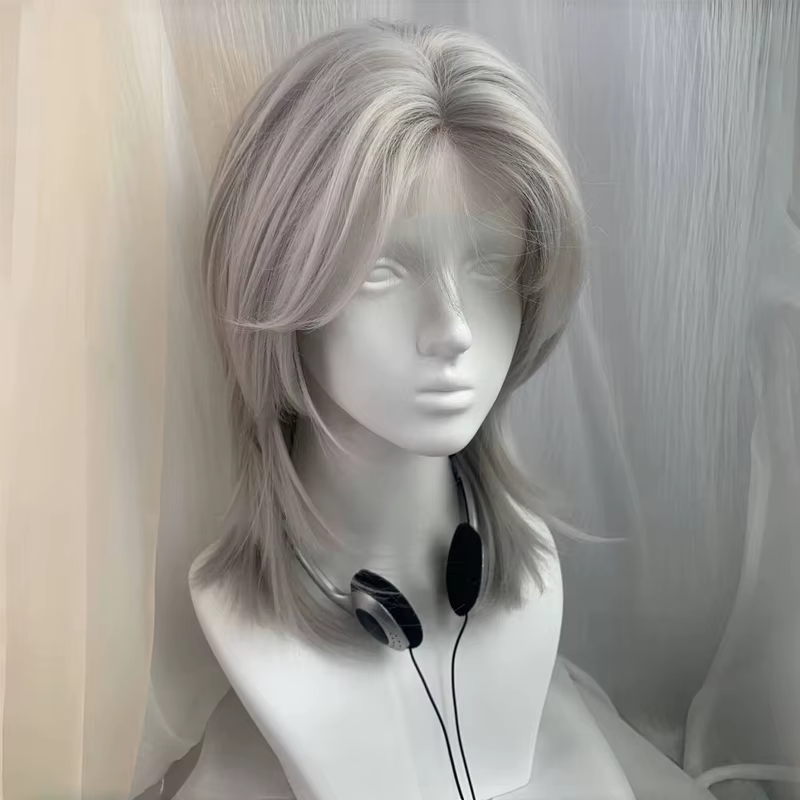 Perruque de Cosplay synthétique pour femmes