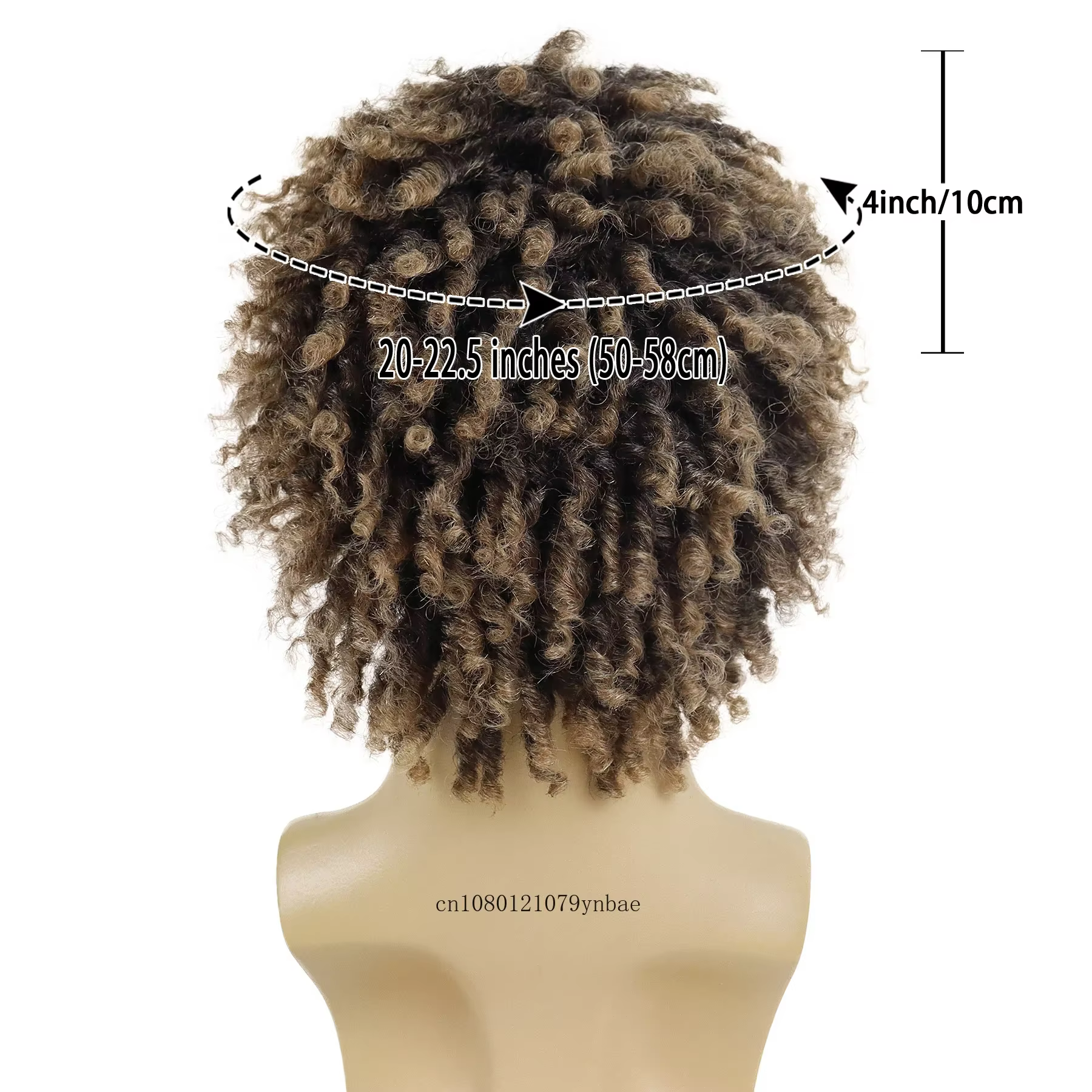 Perruque Dreadlock synthétique pour hommes