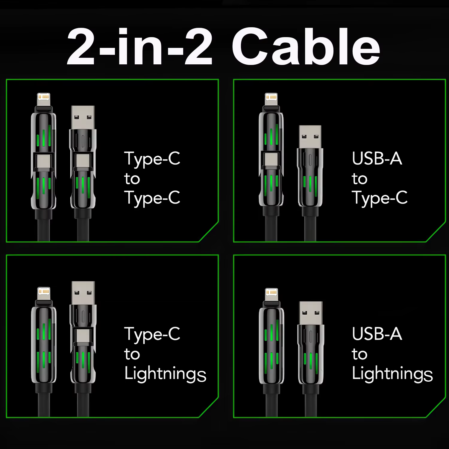 Câble USB extensible Amzwn 240W 2 en 2, câble de type C pour Samsung Xiaomi Huawei, câble USB C pour iPhone, câble de données USB