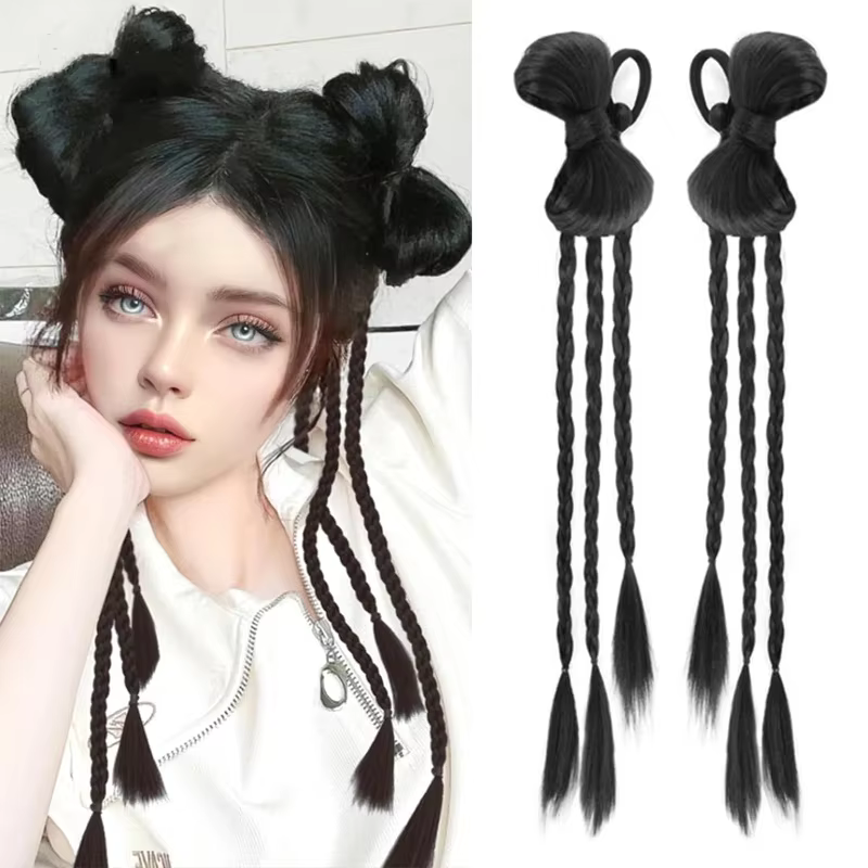 Extensions de Cheveux Raides et Ronds pour Femme