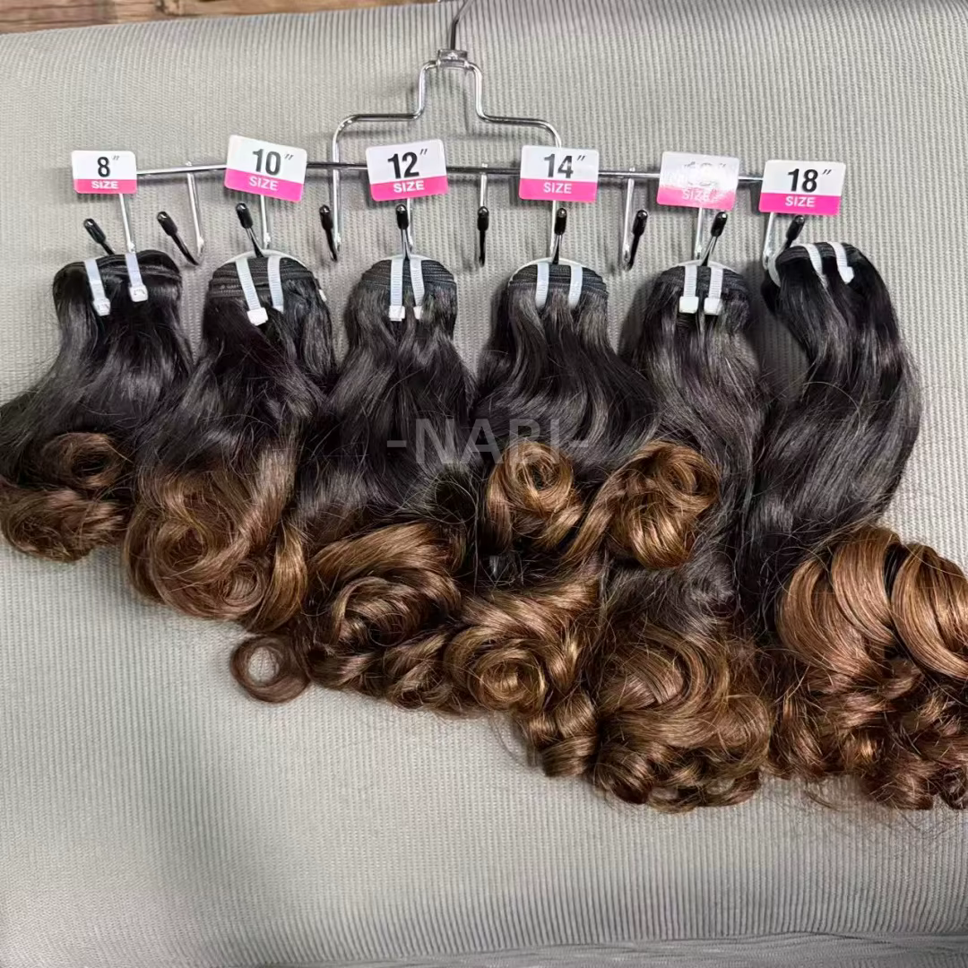 Extensions de cheveux humains vierges indiens de 8 à 18 pouces pour tissage