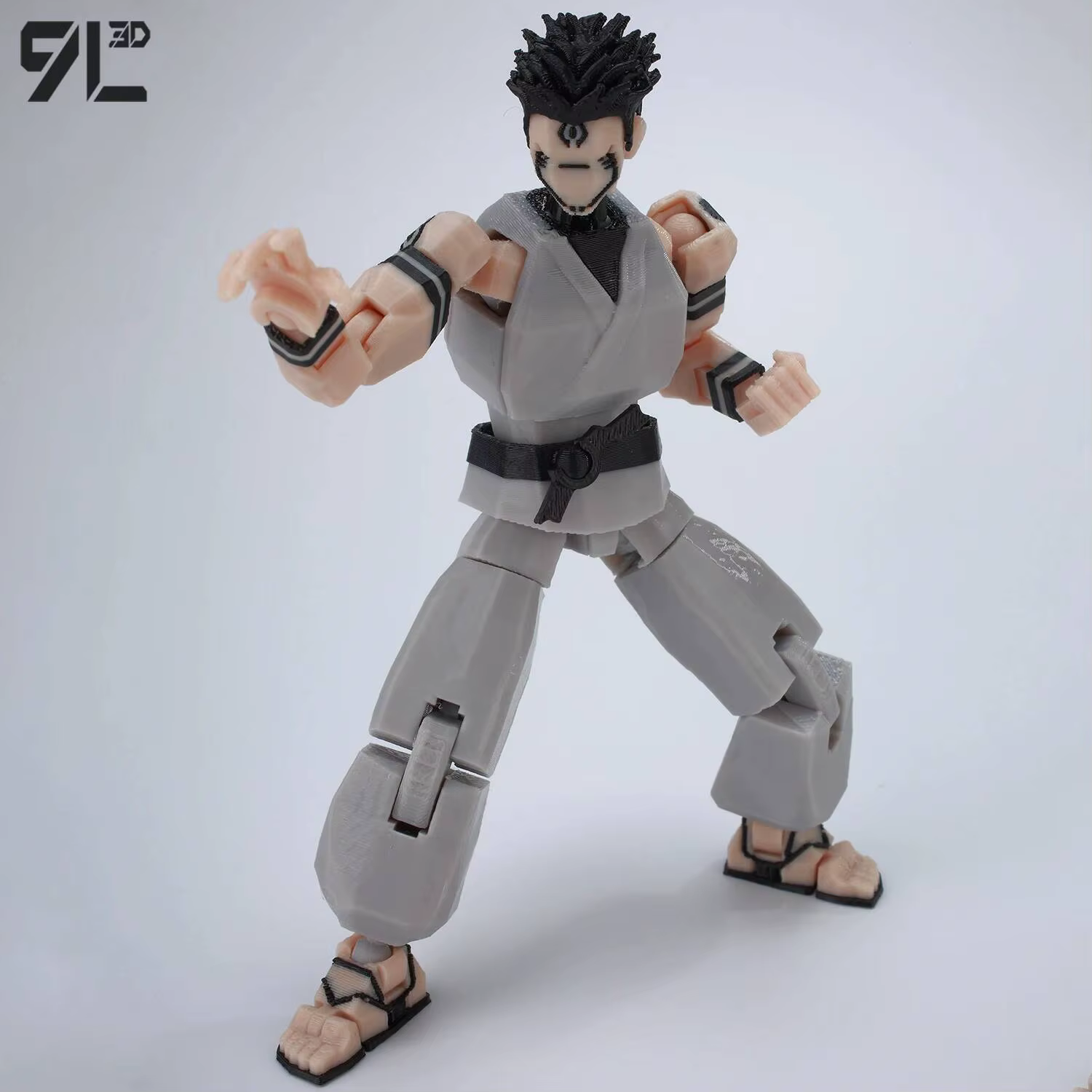 9L3D imprimé Dummy13 T13 en Stock prêt à expédier Jujutsu Kaisen Robe grise Sukuna Figure Anime modèle articulé jouet anti-Stress