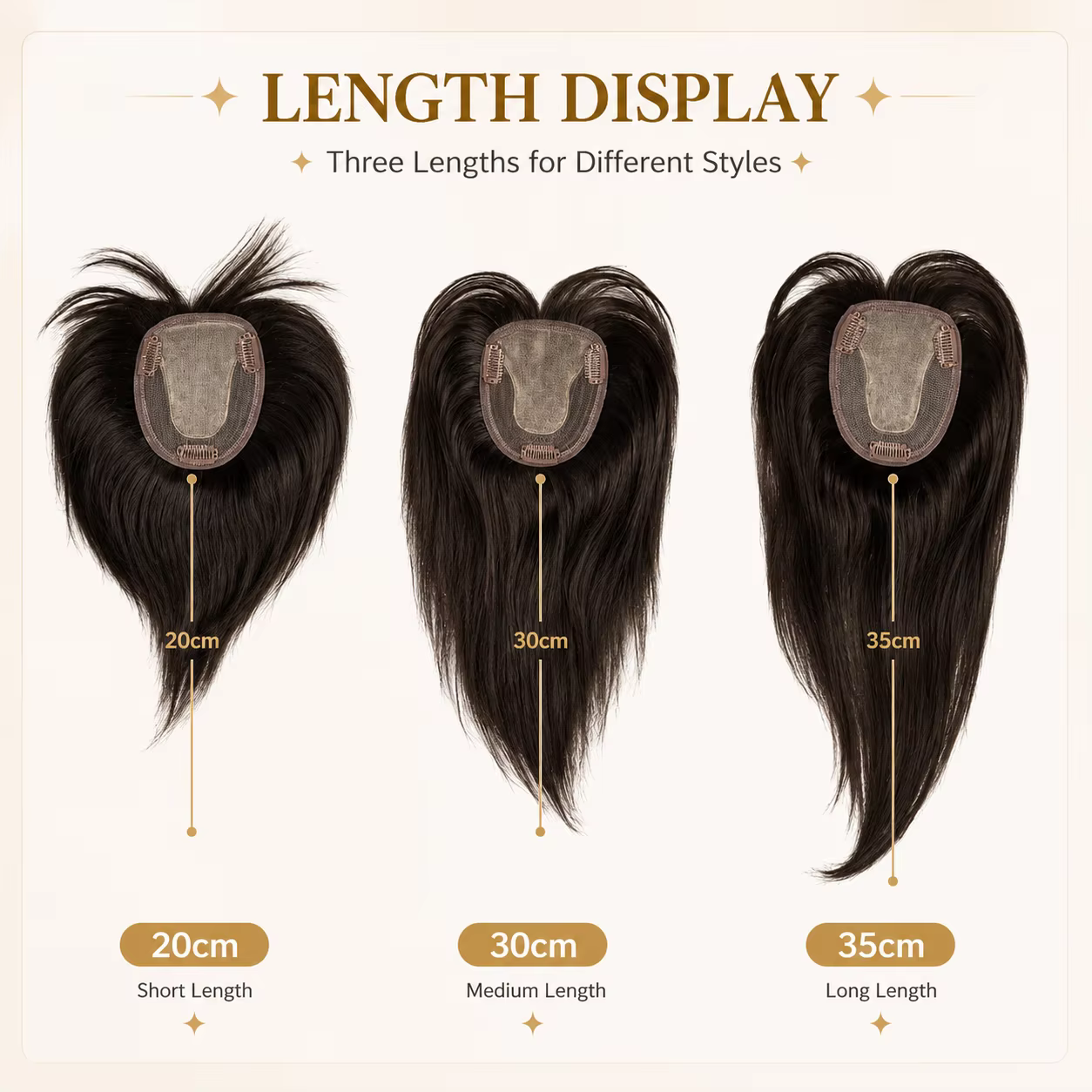 Extensions capillaires naturelles en T-part avec base en dentelle pour femmes